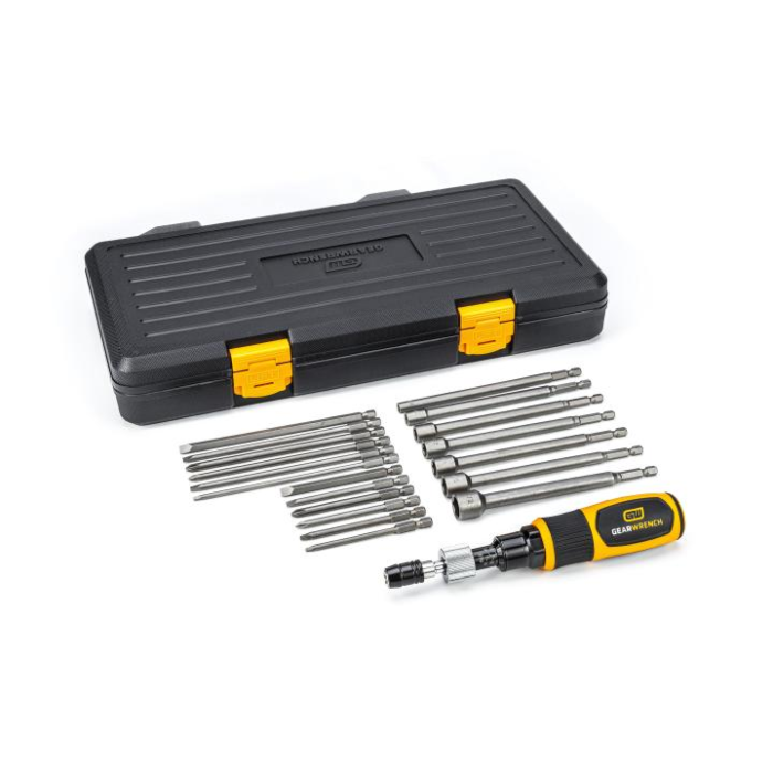 GearWrench TORQUE SCREWDRIVER SET, 20PC, 10-50IN/LB