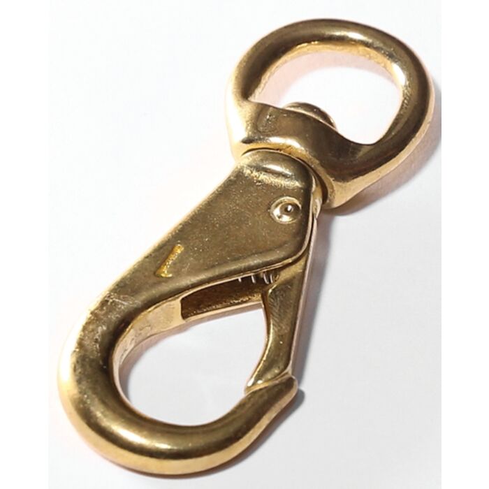 Baron 251BT-2 Quick Snap, 60 lb Working Load, Solid Bronze, Polished