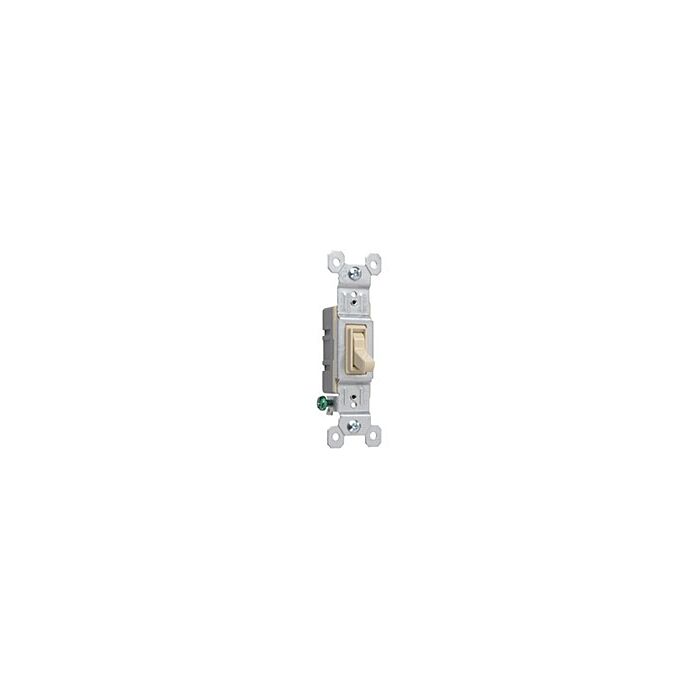 Pass & Seymour TradeMaster Grounding Toggle Switch, Ivory 660IG