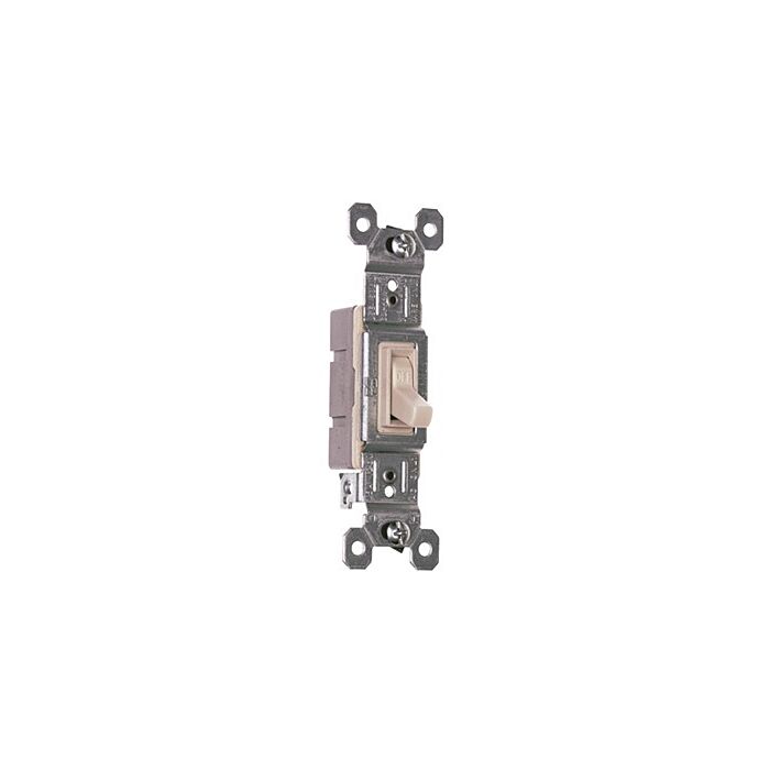 Pass & Seymour Trademaster® Grounding Toggle Switch, Light Almond
