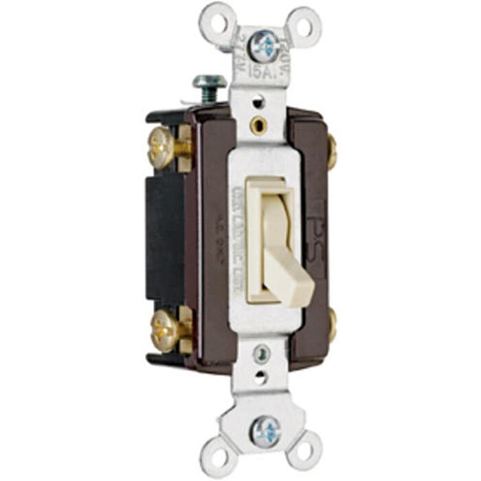 Pass & Seymour CC 4W TOG SW 15A 120V IV