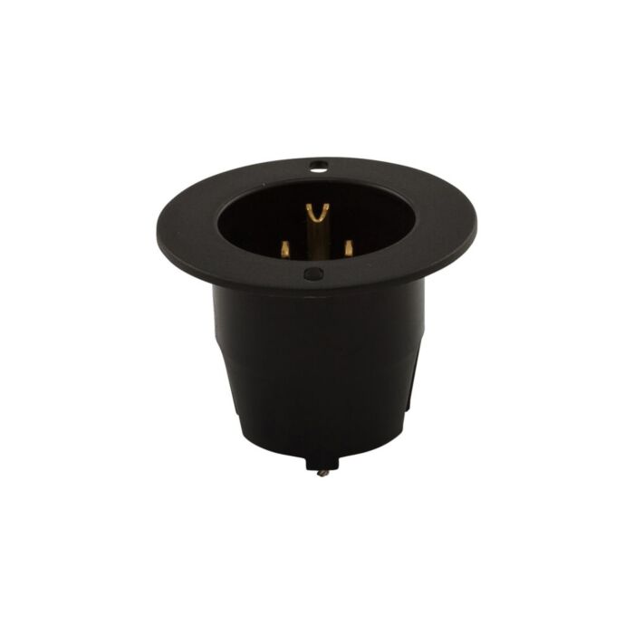 Cooper Wiring 125 V 15 A NEMA 5-15 Straight Blade Flanged Inlet