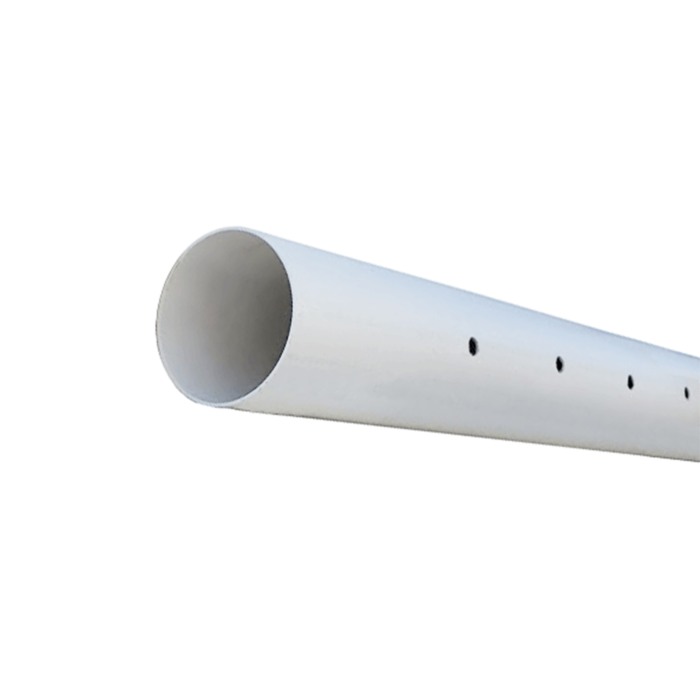 United Pipe & Steel PVC S&D ASTM 2729 - Bell End (BE) Perforated and Solid x 10, 63730