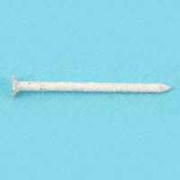 Maze Nails Maze SST31128252 Finishing Nail, 3D, 1-1/4 in L, Stainless Steel, Checkered Head, Plain Shank, White, 1 lb