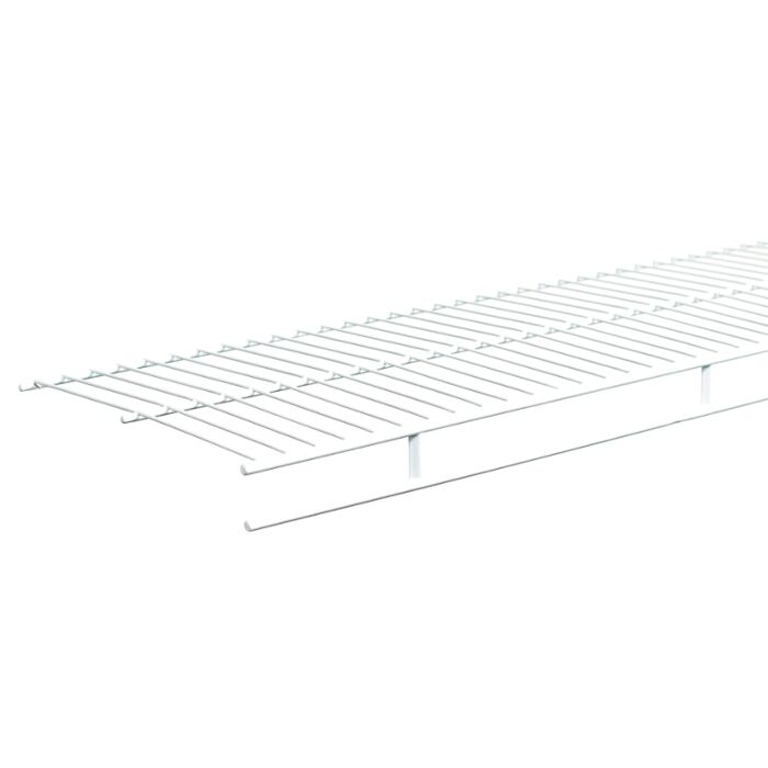 Closetmaid Ventilated Shelf & Rod Closet Shelf (White) 12 in. x 12 ft