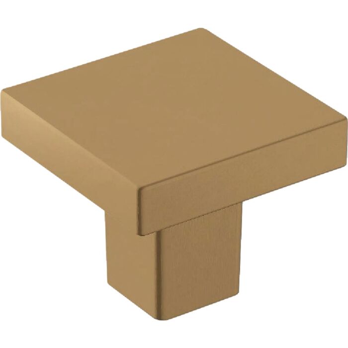 Amerock Monument Square Cabinet Knob (Champagne Bronze - 6pk) 1-3/16 in.
