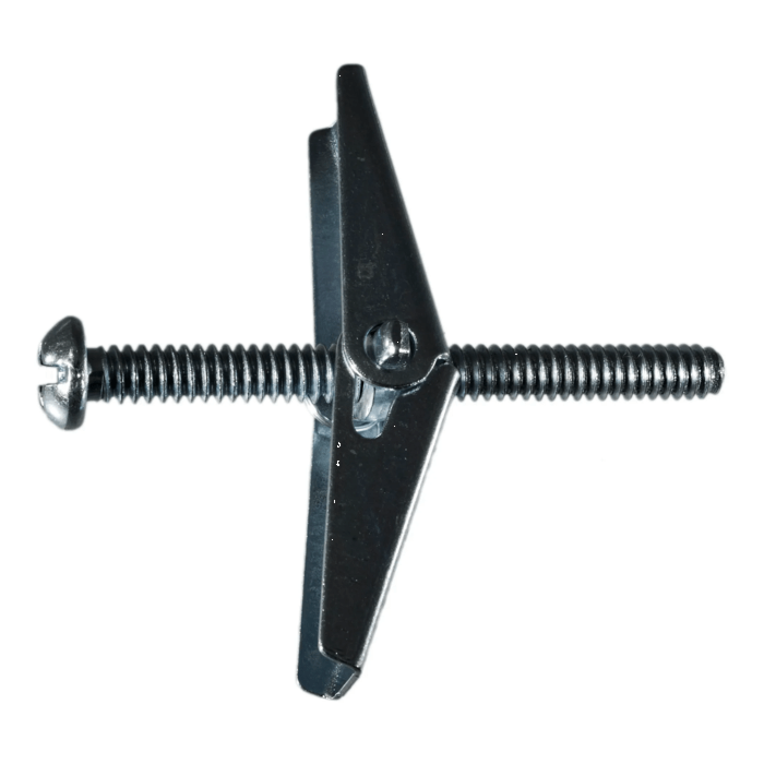 #10-24 x 2" Zinc Plated Steel Coarse Thread Combo Round Head Machine Screws