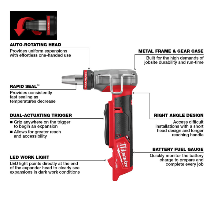 Pex expander milwaukee sale