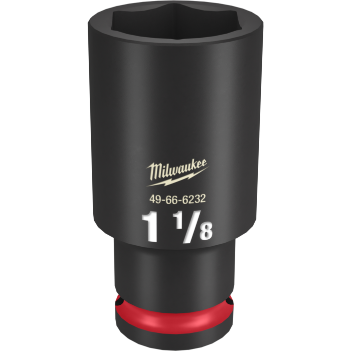 Milwaukee SHOCKWAVE™ Impact Duty 1/2" Drive 1-1/8" Deep 6 Point Socket