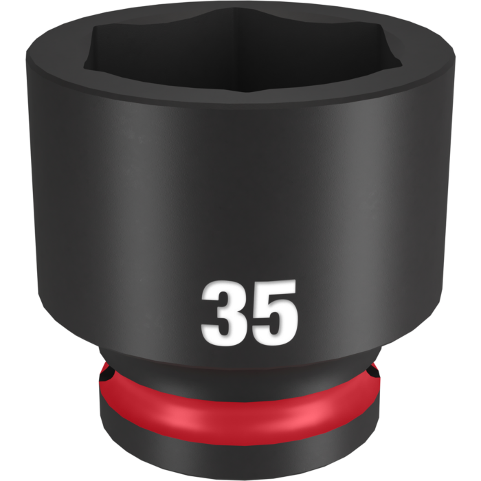 Milwaukee SHOCKWAVE™ Impact Duty 1/2" Drive 35MM Standard 6 Point Socket