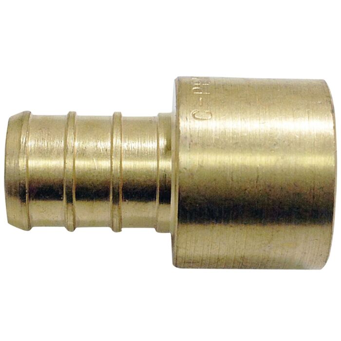 Apollo APXFSA11 Pipe Adapter, 1 in, PEX x Female Solder, Brass, 200 psi Pressure