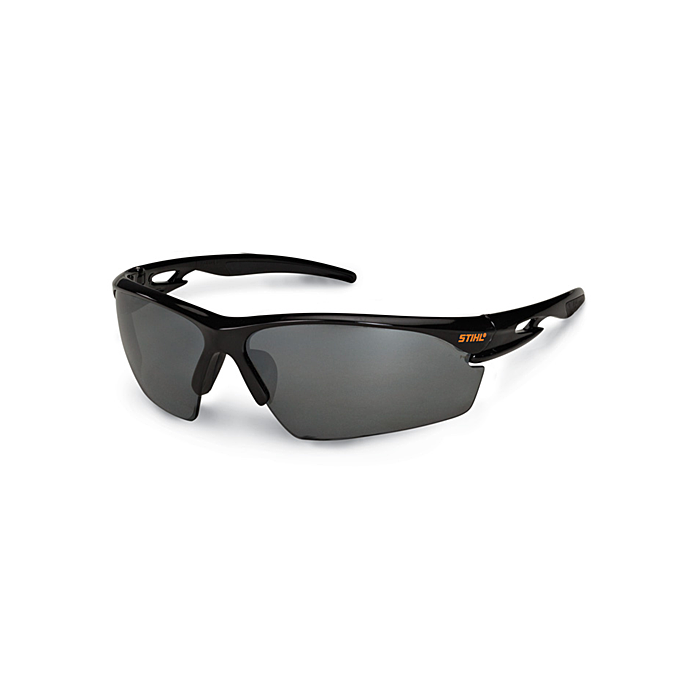 STIHL Black Safety Glasses (Blue Mirror Lens)