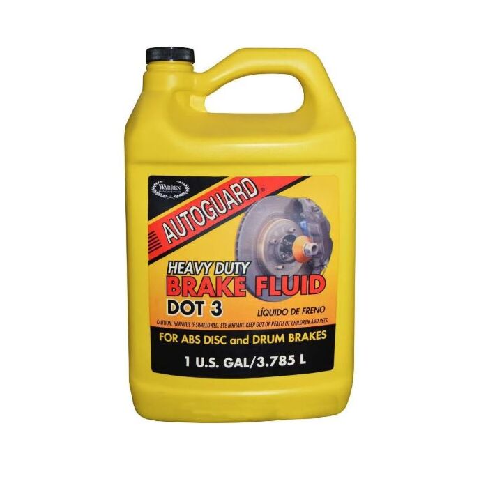 Warren Oil Autoguard DOT3 Brake Fluid 1 Gal