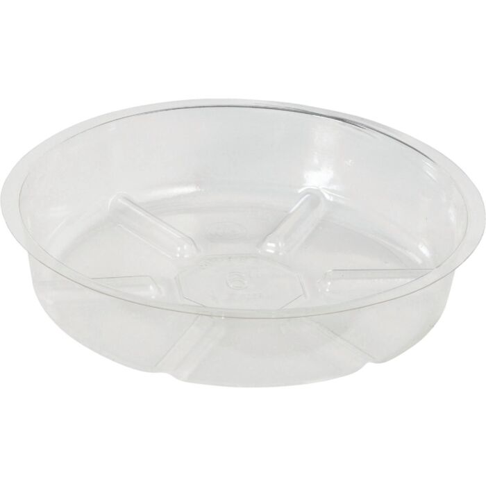 Best Garden Vinyl Flower Pot Saucer (Clear) 6 in.