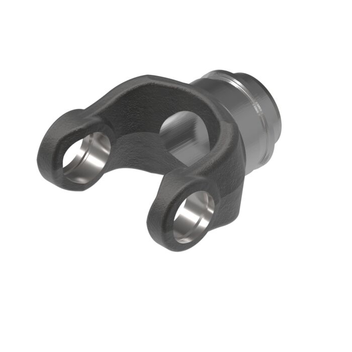 Weasler 55 Series Tube Weld Yoe (Bore Through), Fits 2-1/2" (.120 Wall) OD Tubing