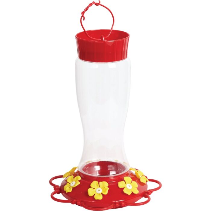 Best Garden Plastic Hummingbird Feeder (Red) 30 oz