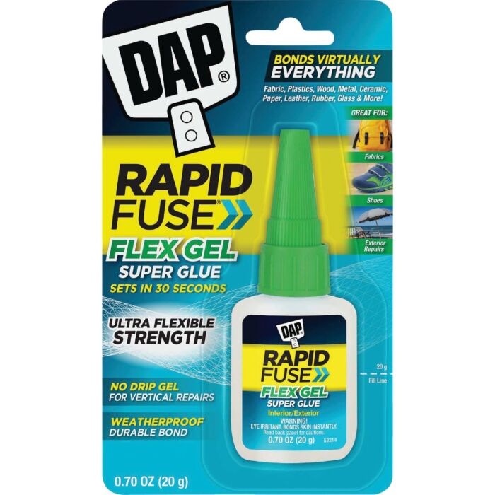 DAP RapidFuse Flex Gel Adhesive - 0.7 oz