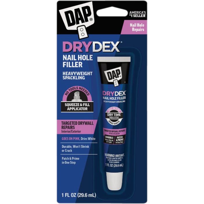 DAP DryDex Nail Hole Filler Heavyweight Spackling - 1 oz