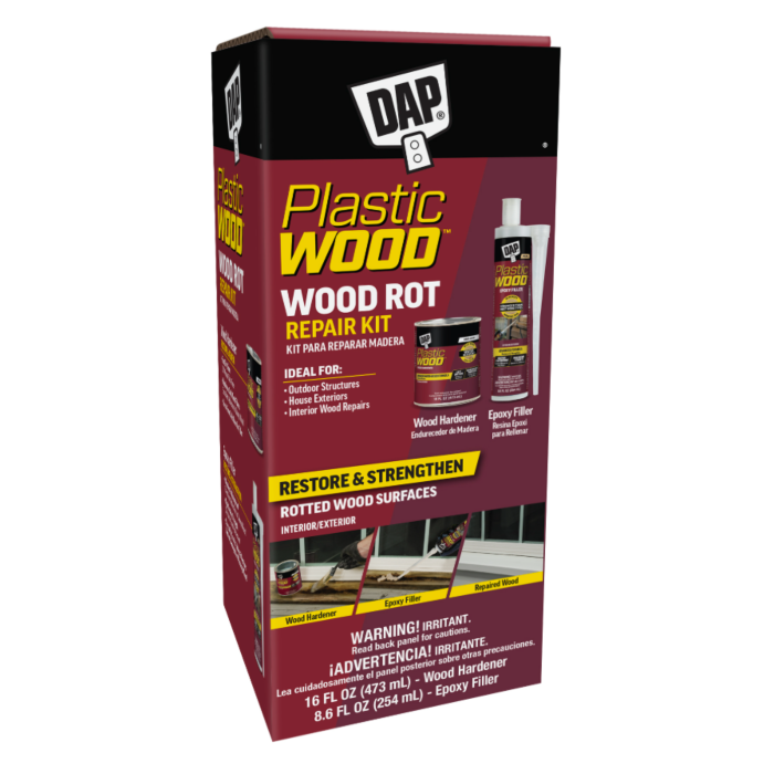 DAP Natural Plastic Wood Rot Repair Kit