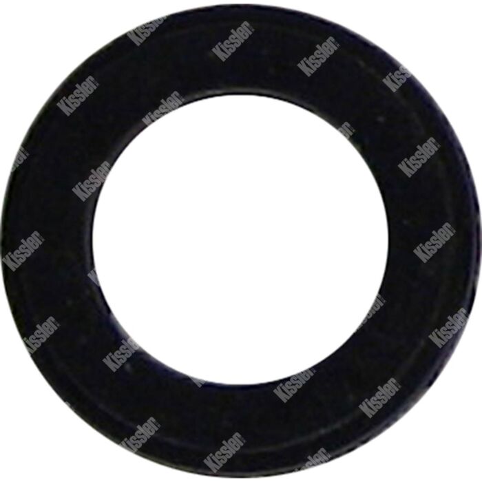 Kissler Rubber 0.49 in Inside x 3/4 in Outside 1/8 in Thickness Seat Washer