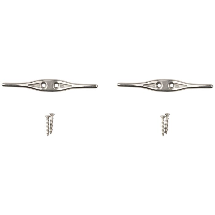 National Hardware V3202 Series N348-474 Rope Cleat, 30 lb Working Load, Stainless Steel