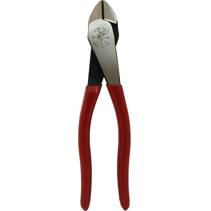Klein Tools Diagonal Cutting Pliers, Angled Head, Short Jaw, 8-Inch