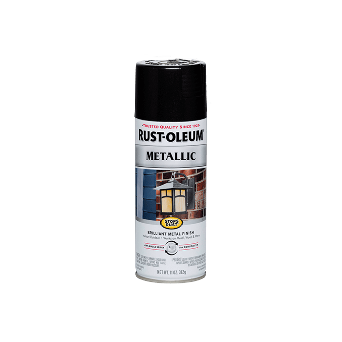Rust-Oleum Stops Rust Spray Paint (Metallic - Black Night) 11 oz