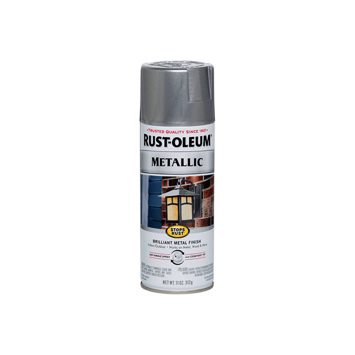 Rust-Oleum Stops Rust Spray Paint (Metallic - Silver) 11 oz