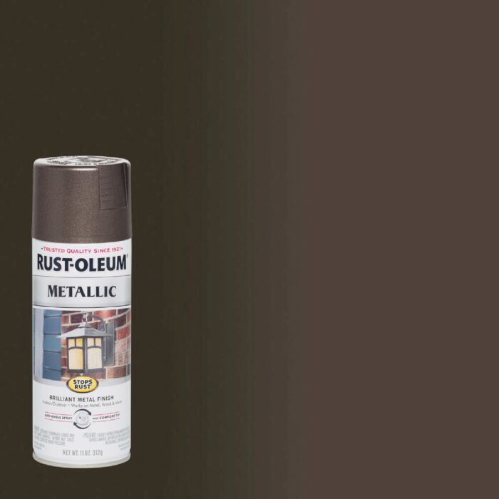 Rust-Oleum Stops Rust Spray Paint (Metallic - Dark Bronze) 11 oz