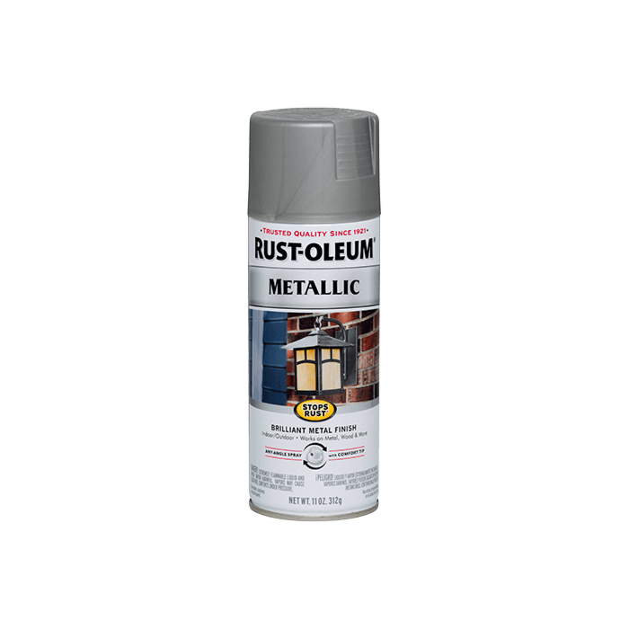 Rust-Oleum Stops Rust Spray Paint (Metallic - Matte Nickel) 11 oz