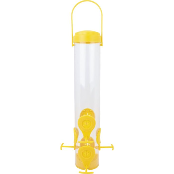Perky-Pet Nyjer Seed Finch Thistle Feeder (Yellow) 1.5 lb Capacity