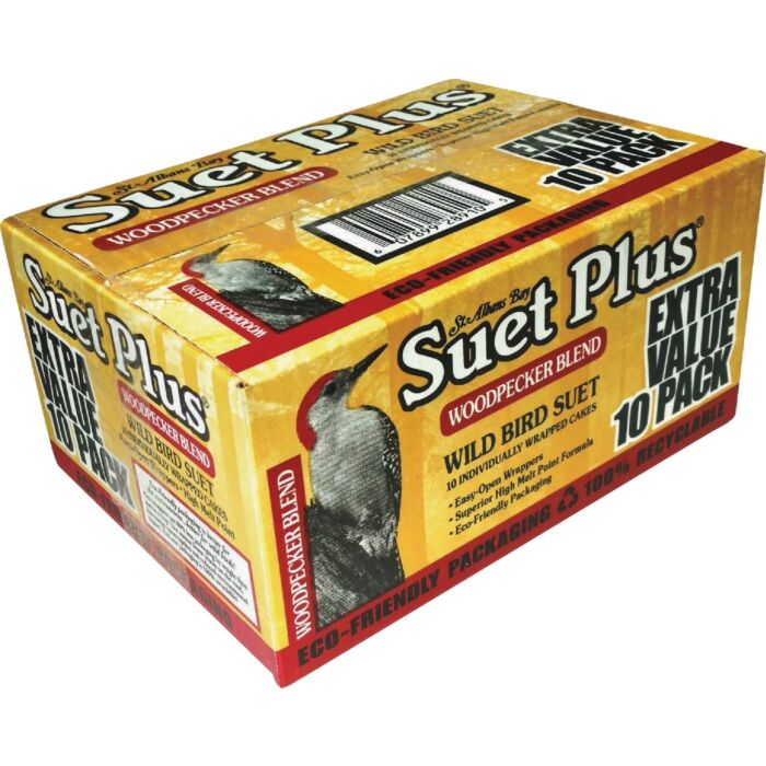 Suet Plus Woodpecker Blend Suet Cake (10pk) 11 oz