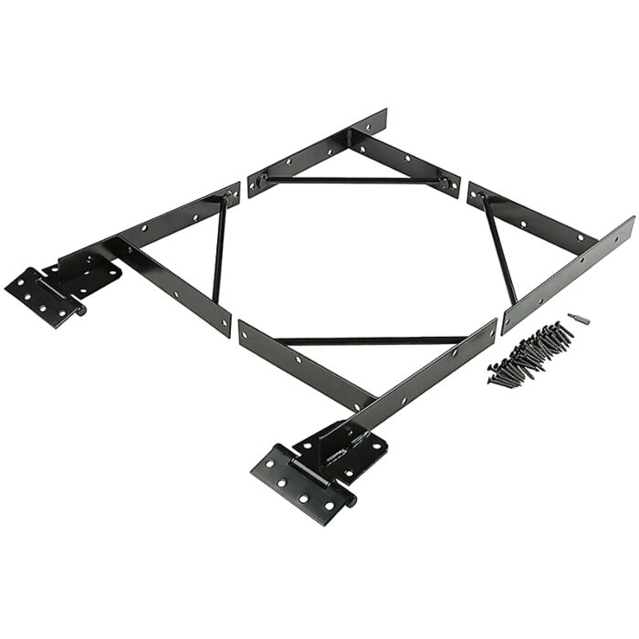 National Hardware N109-060 Anti-Sag Gate Kit, Black