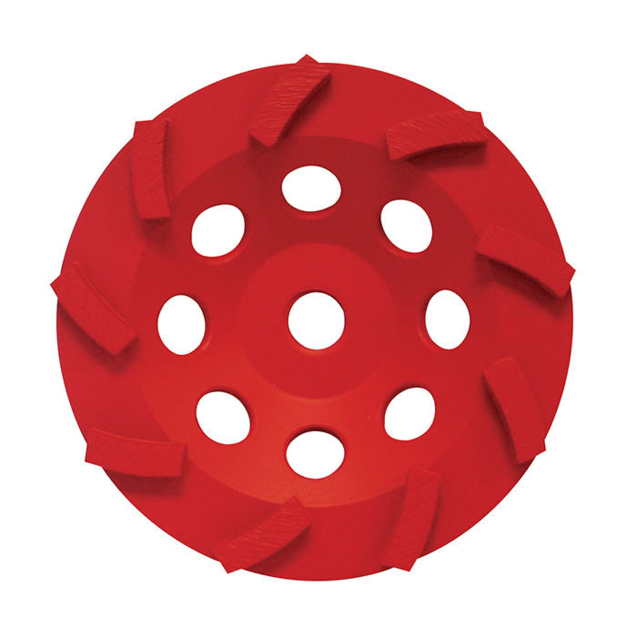 P2 Pro-V™ Swirl Cup Wheels - PV05CSEH 5X5/8-11 9 SEG SWIRL PRO V CUP WHEEL