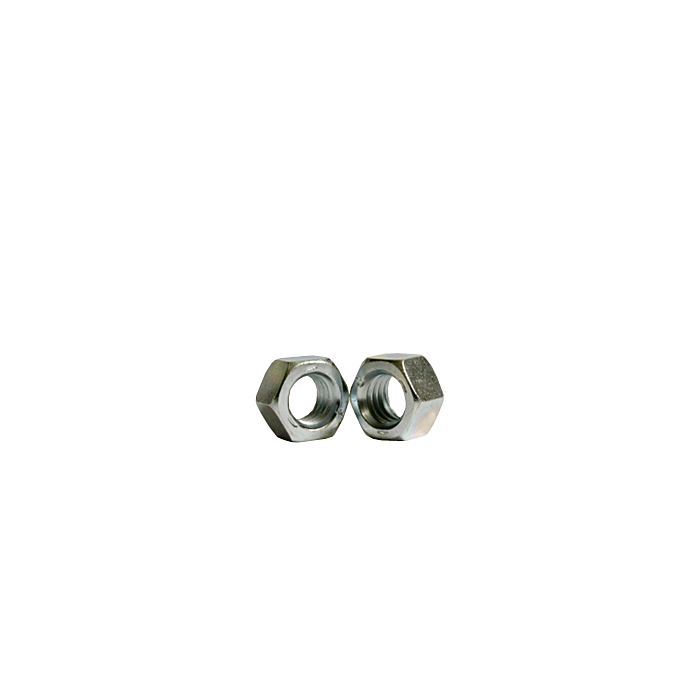 Hex Nut, Finished, Grade 5, Coarse Thread, 5/8-11, Medium Carbon, Zinc Plated, Cr+3
