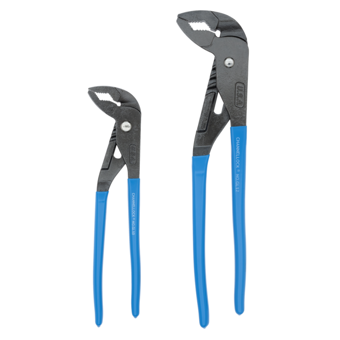 2pc GripLock Plier Set, 9.5", 12.5" T&G
