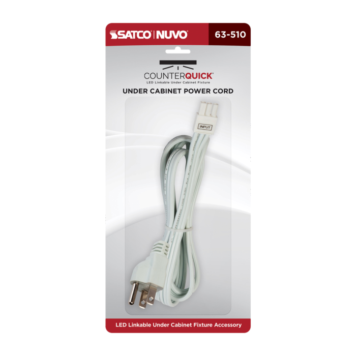 Satco Under Cabinet LED Power Cord Supply