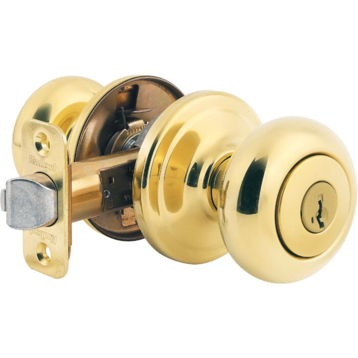 Kwikset offers deadbolt entry door handle