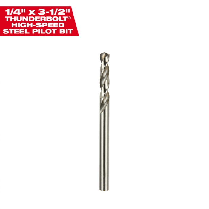 Milwaukee High Speed Steel Pilot Bit 1/4" x 3-1/2"