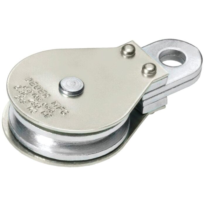 PULLEY W/FIXED EYE 1-1/2"{DUER}