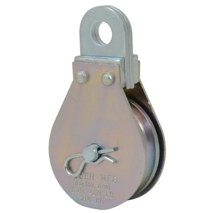 PULLEY STEEL 2" FIXED EYE{DB20G}