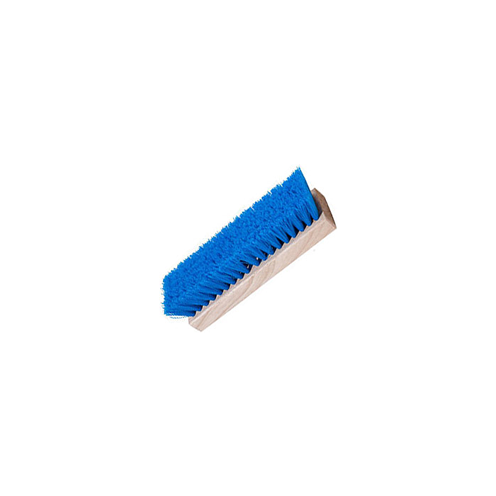 Magnolia Brush Blue Plastic 10" Deck Scrub Brush