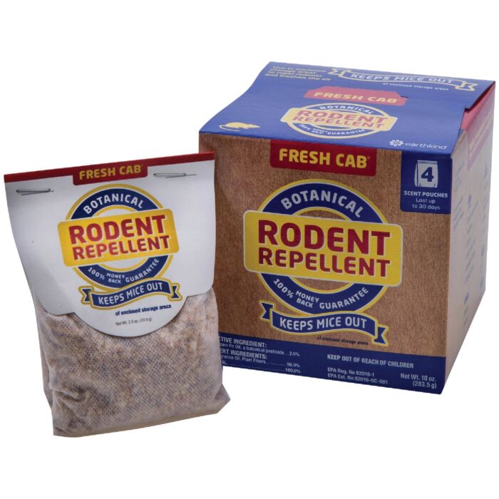 EarthKind Fresh Cab Animal Repellent Granules For Rodents 2.5 oz