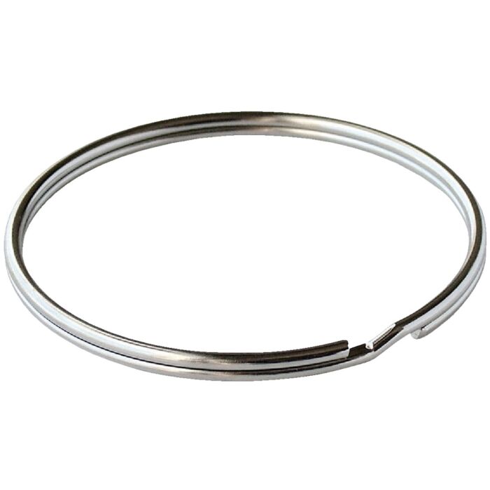 Lucky Line Tempered Steel Nickel-Plated 5/8 in Key Ring