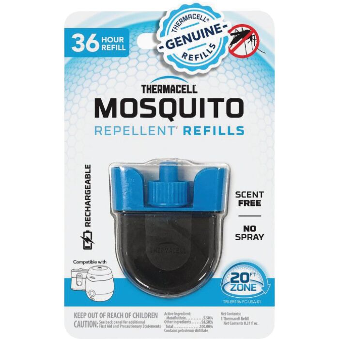 Thermacell E-ZoneGuard Rechargeable Mosquito Repellent 36 hr Refill
