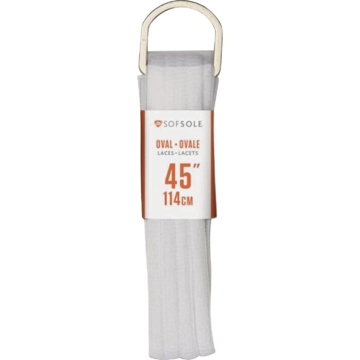 Sof Sole Athletic Shoe Laces (White) 45 in.