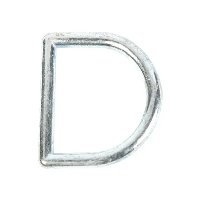 Baron 1-1/4 in Nickel Plated Steel Welded D-Ring