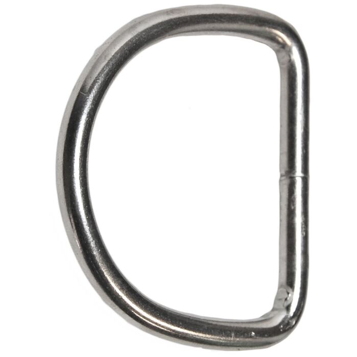Baron 2 in Nickel Plated Steel Welded D-Ring
