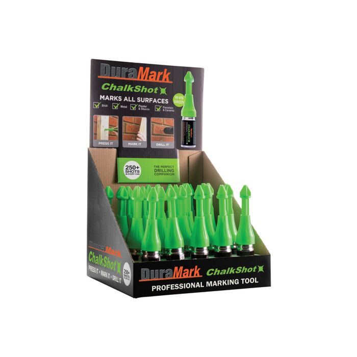 PROTAPE® Stringliner U.S. Tape High Visible Green DuraMark ChalkShot Green Pen Marking Tool