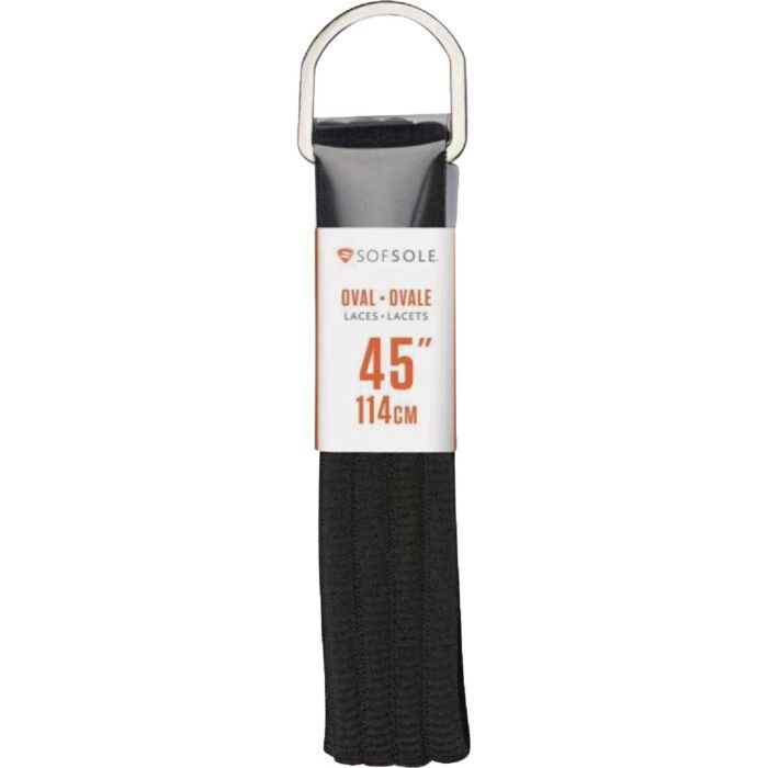 Sof Sole Athletic Shoe Laces (Black) 45 in.